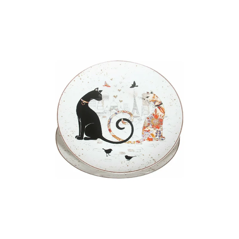 - Automatic temperature adjustment cat bedEmbossed Cat Couple Fine Bone China - Two Dessert Plates