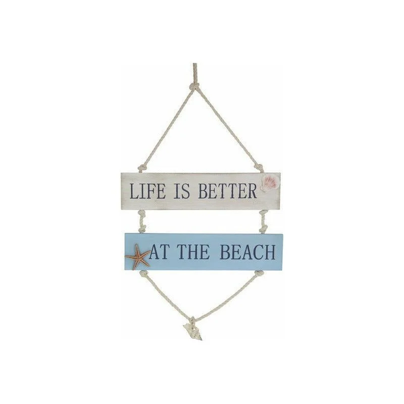 - Degradable pet feces bagHanging MDF Life is Better at the Beach Sign