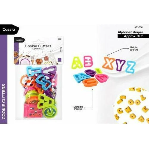 ---Cookie Cutters Alphabet A-Z