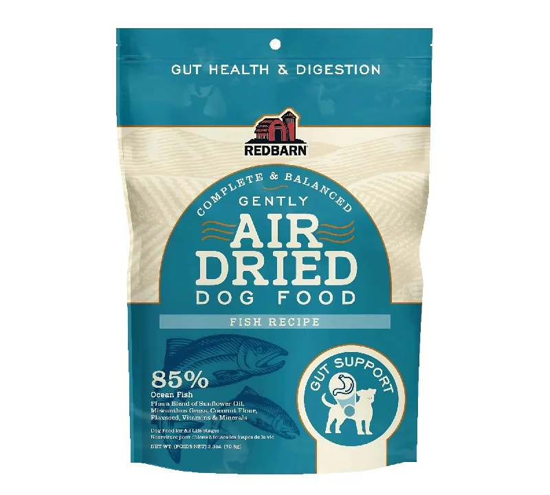 - Air box TSA certified check-inRed Barn Gently Dog Air Dried Gut Health and Digestion Fish Recipe(2 LB Bag)