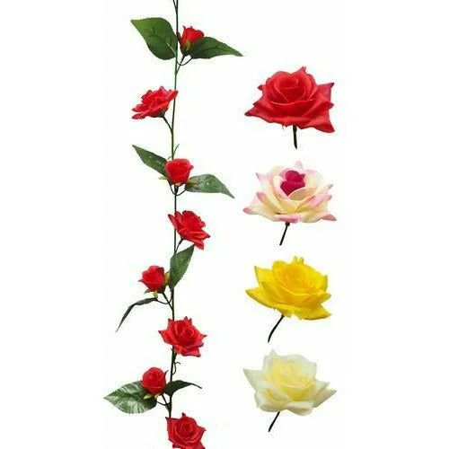 ---Faux - Rose Garland