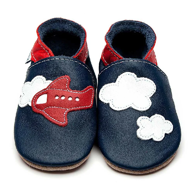 - Teething and chewing toys for puppiesInch Blue Aeroplane Clouds Navy Baby Shoes