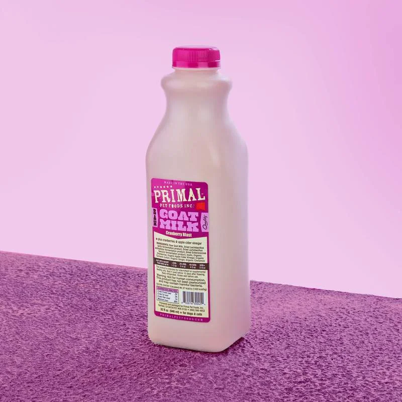 Pet ProductsGOAT MILK + CRANBERRY BLAST - 1 Quart