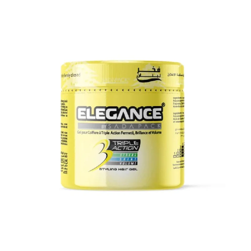 preventing the nails from growing too long and causing discomfort or damage to the pet.Elsada Elegance Triple Action Hair Gel / Yellow 500 ml