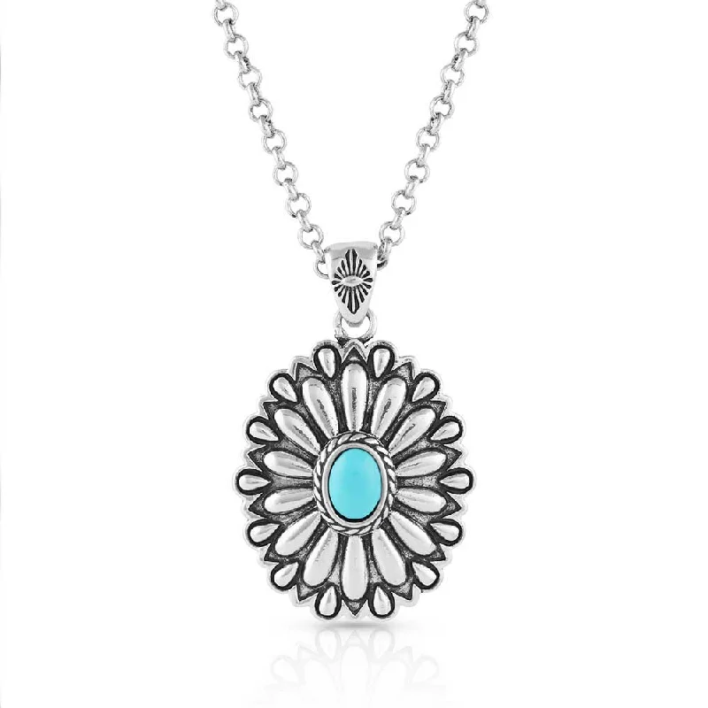 - Deodorizing cat litter tofu litterSunflower Concho Turquoise Necklace