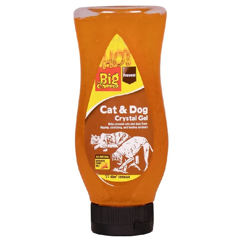 - Remote interactive pet feederThe Big Cheese Cat & Dog Crystal Gel 450ml