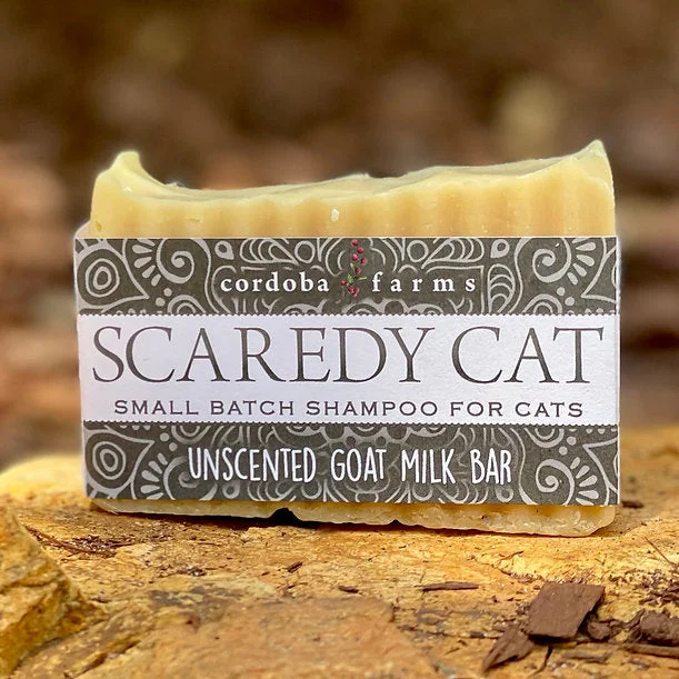 - Elderly dog ​​joint care mattressCordoba Farms- Scaredy Cat Small Batch Shampo for Cats Unscented Goat Milk Bar