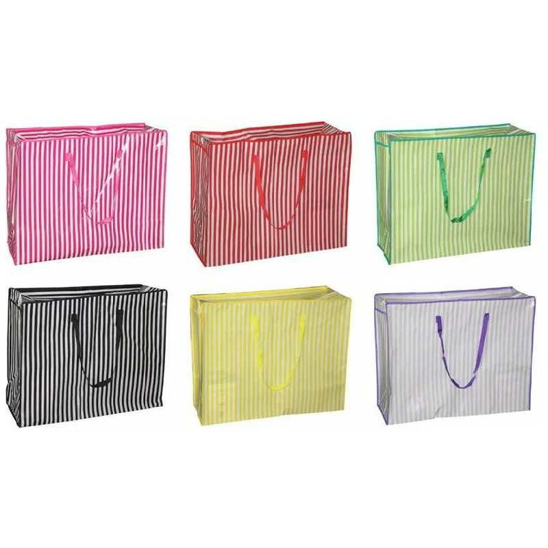 - Degradable pet feces bagZip Up Packing Storage Bag - Jumbo Striped