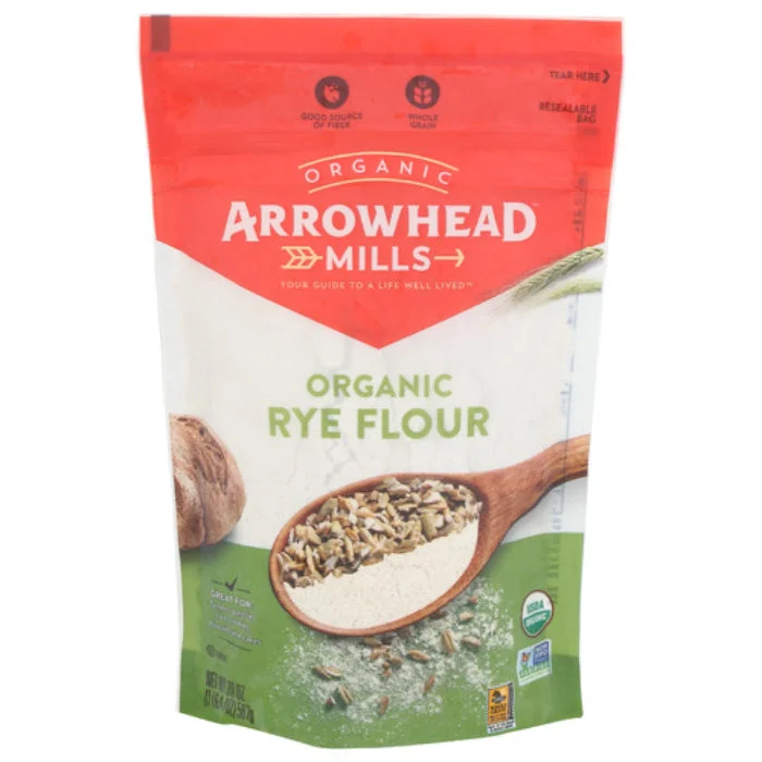 ---Arrowhead Mills - Flour Rye Organic, 20 Oz - Pack of 6