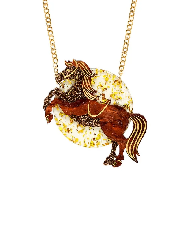 - Summer pet ice matRodeo Horse Necklace