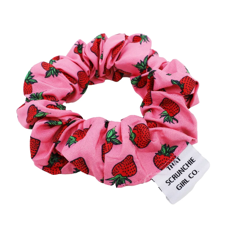 ---Strawberries Scrunchie