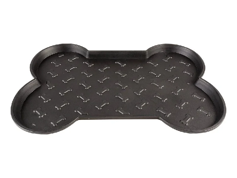 ---ECO placemat bone 46,8x33x,2,5cm black