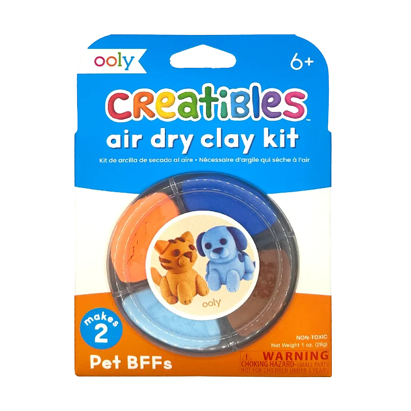  -Anti-scratch scratching board AND cat bed in oneCreatibles Mini Air Dry Clay Kit - Pet BFFs