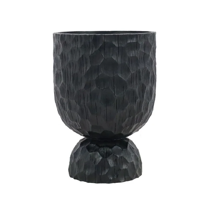 - Air box TSA certified check-inGeorge Home Woodcut Black Planter