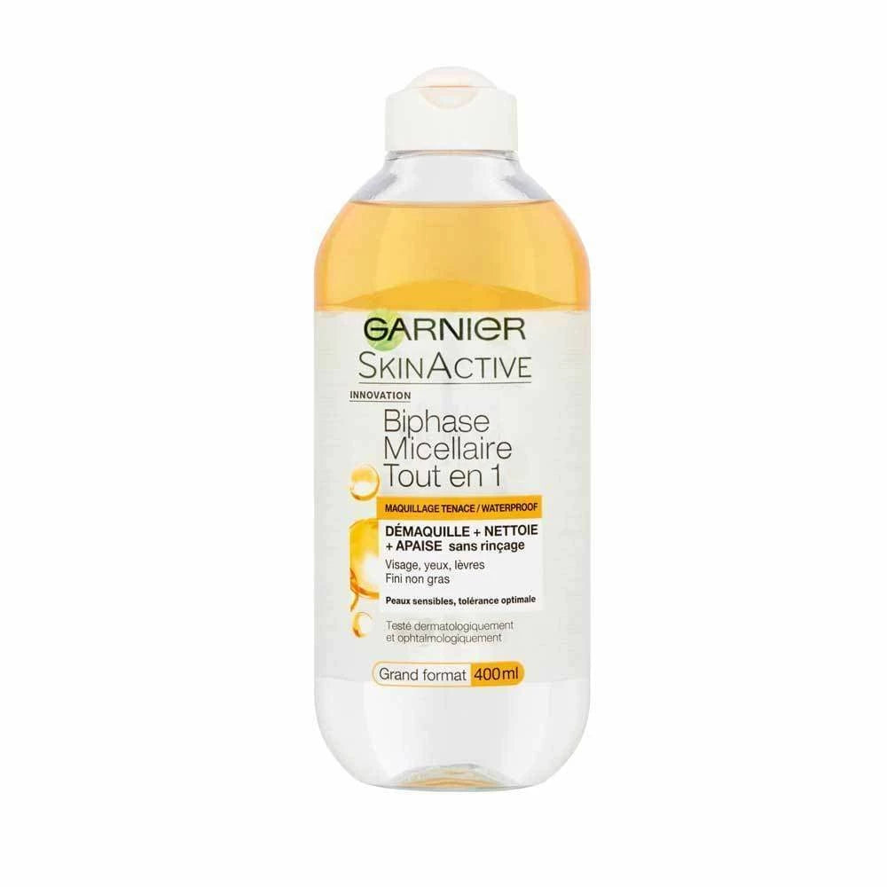 with the functions of decontamination, deodorization, and nourishment.Garnier  Biphase Micellaire Tout en 1 / 400ml