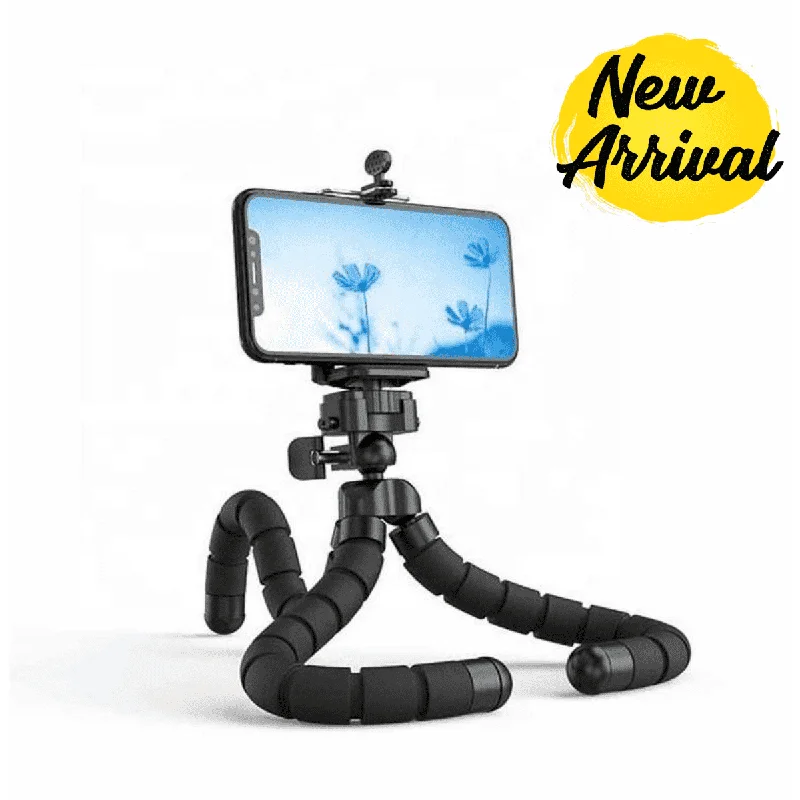 ---Flexible Smartphone Tripod with Remote Shutter