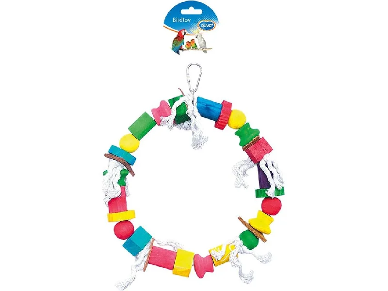 - Pet tear stain cleaning wipesRope Ring With Colourful Cubes 30cm