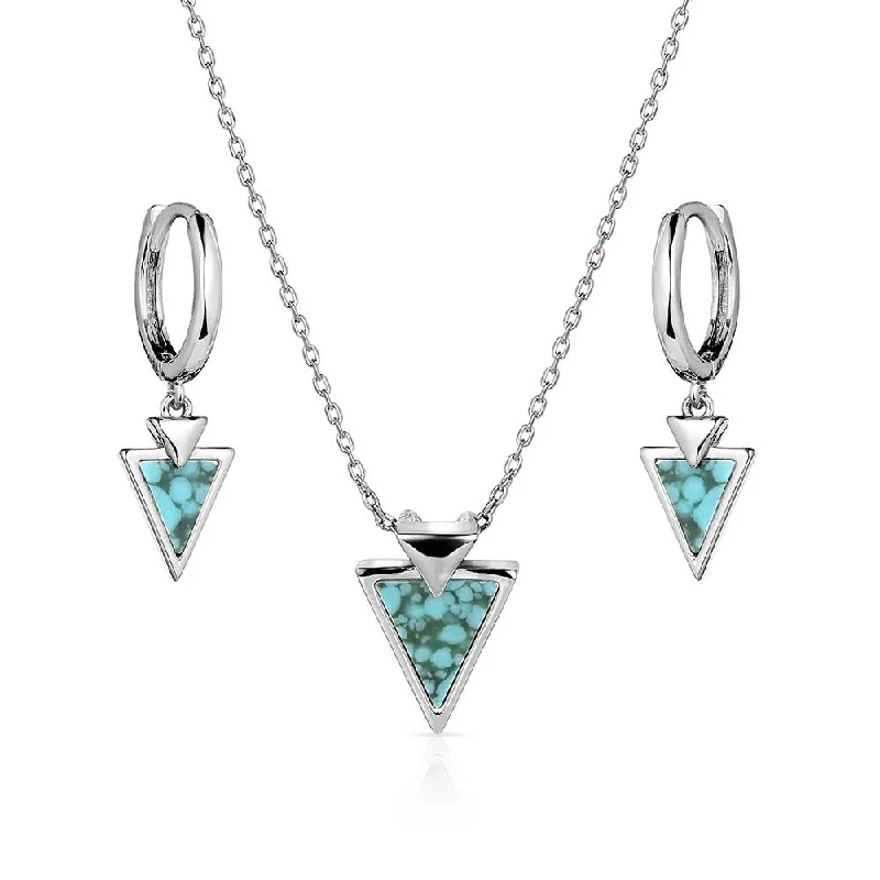 - Automatic temperature adjustment cat bedPointed Path Turquoise Jewelry Set