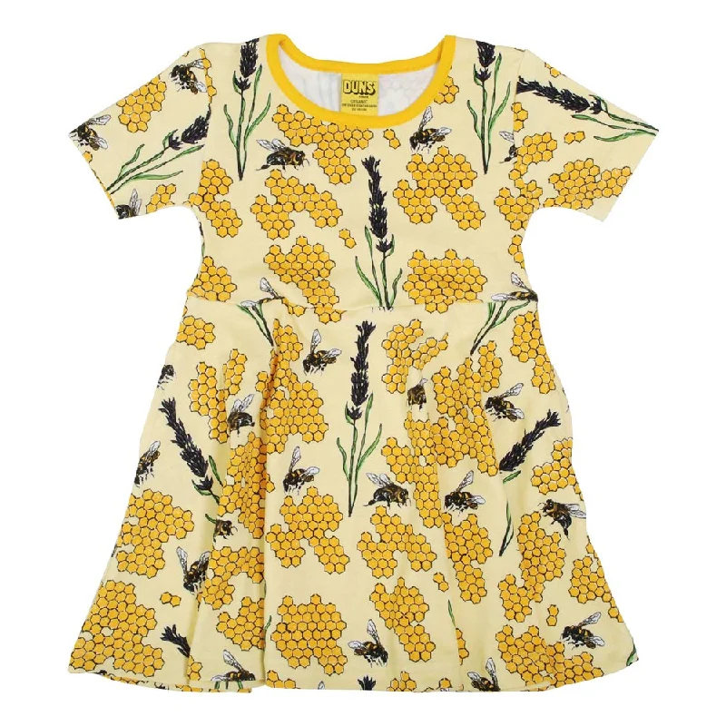 - Postoperative pet anti-licking Elizabethan collarDuns Bee Yellow Short Sleeve Skater Dress