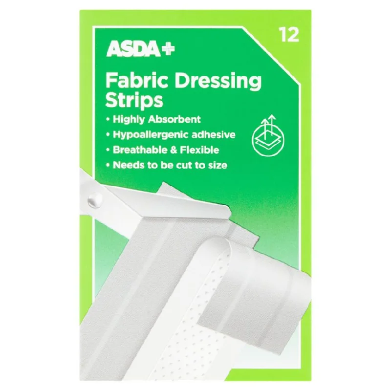 - Dog disposable foam shower gelASDA 12 Fabric Dressing Strips