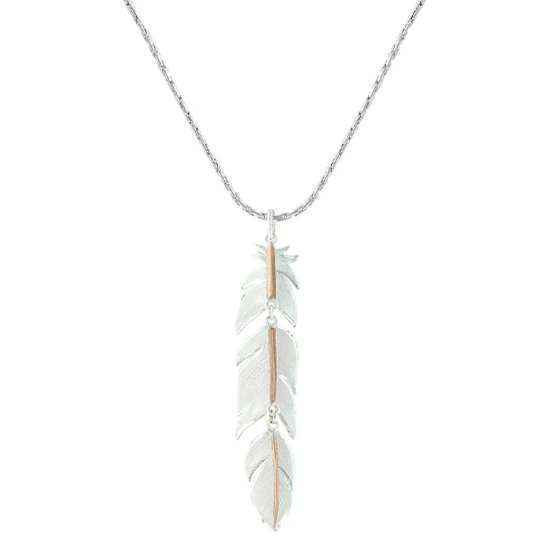 - Natural latex pet mattressRose Gold Plume Feather Necklace