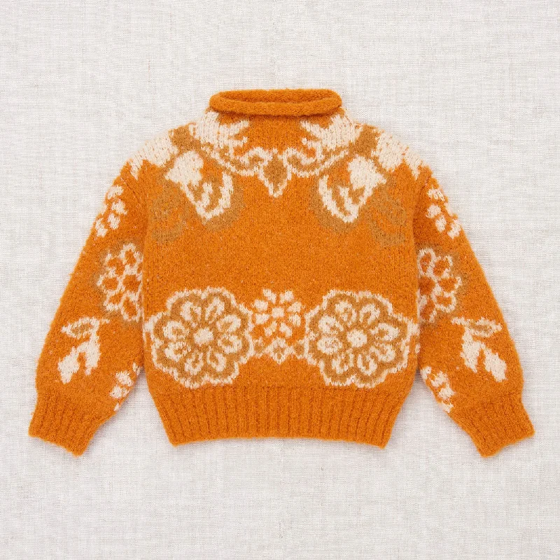 - Pet fence foldable indoorMisha and Puff Boucle Simple Sweater - Squash Blossom Antique Floral