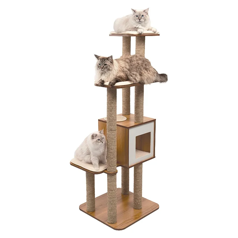  -Non-contact cat thermometerCatit Cat Furniture Vesper High Base XL Walnut