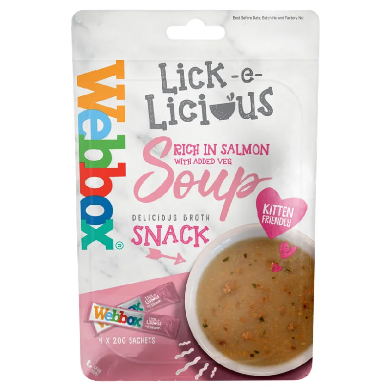 - Pregnant cat delivery room warming boxWebbox Lick-e-Licious Rich in Salmon 4 x 20g