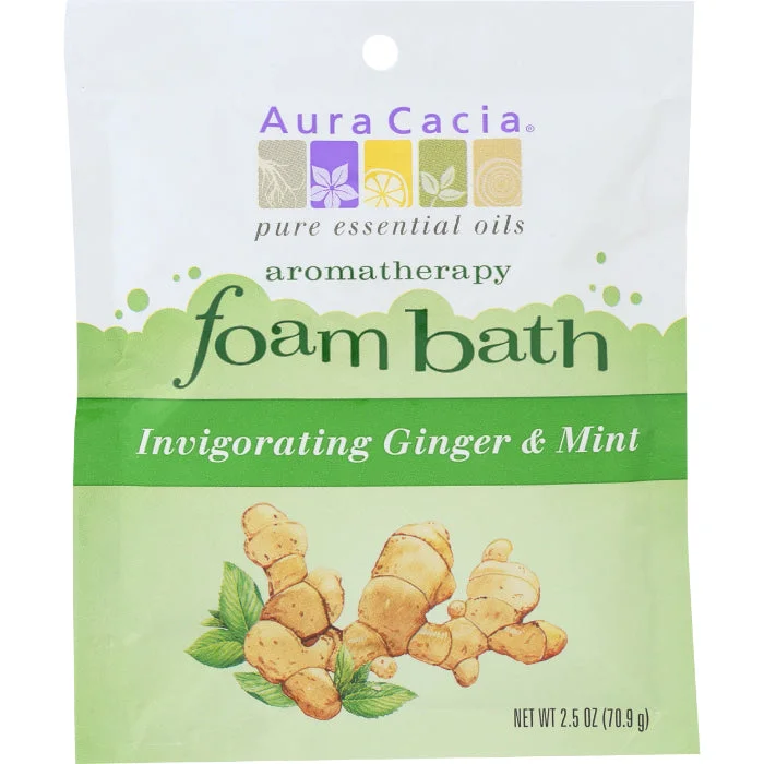 - Pet fence foldable indoorAura Cacia - Bath Foam Ginger Mint Invigorating, 2.5 OZ (Pack of 6)