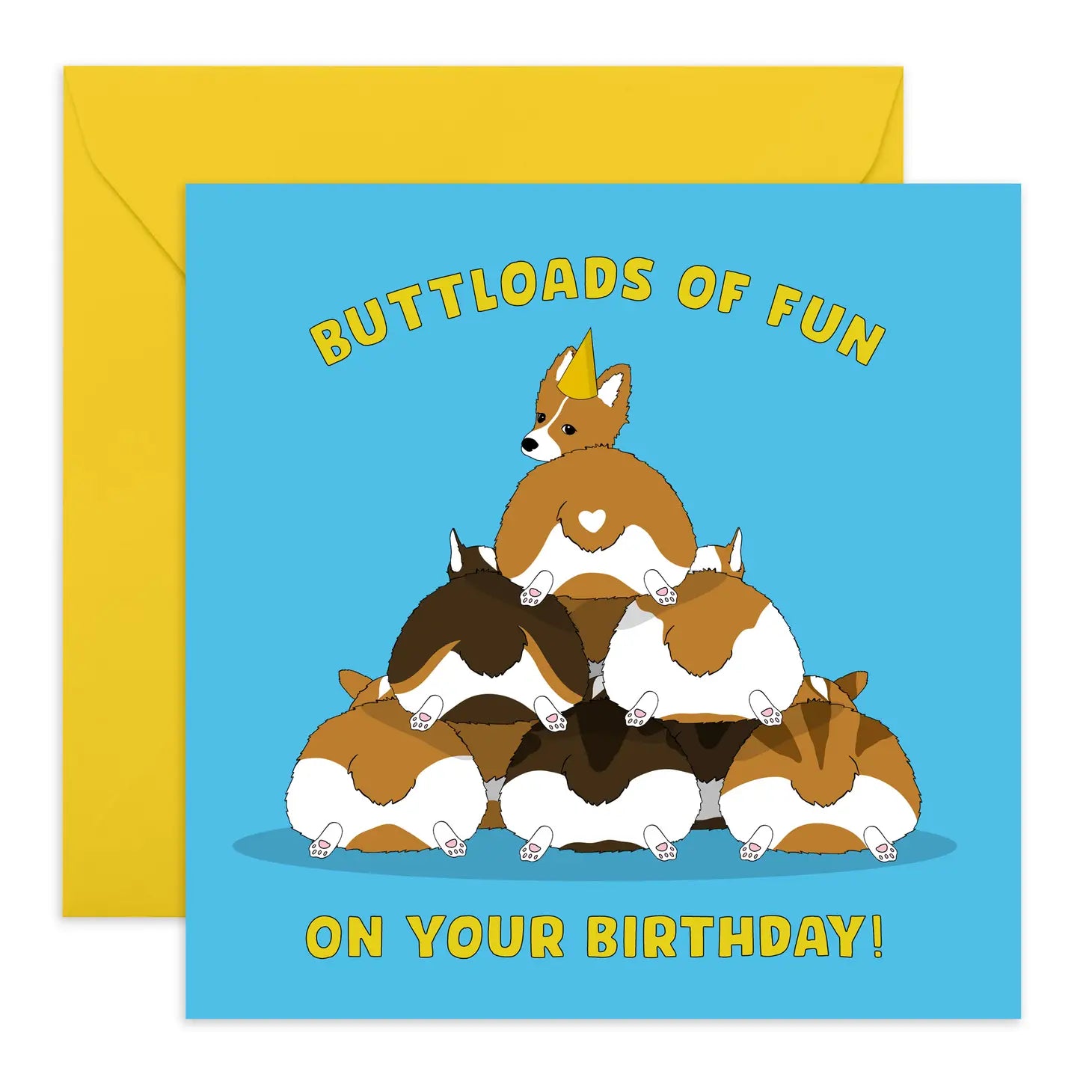 - Organic cotton dog bibsButtloads of Fun Birthday Card: Greeting Card