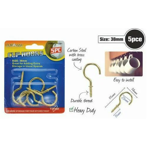 - Pet smart GPS locatorCup Hooks - Brass