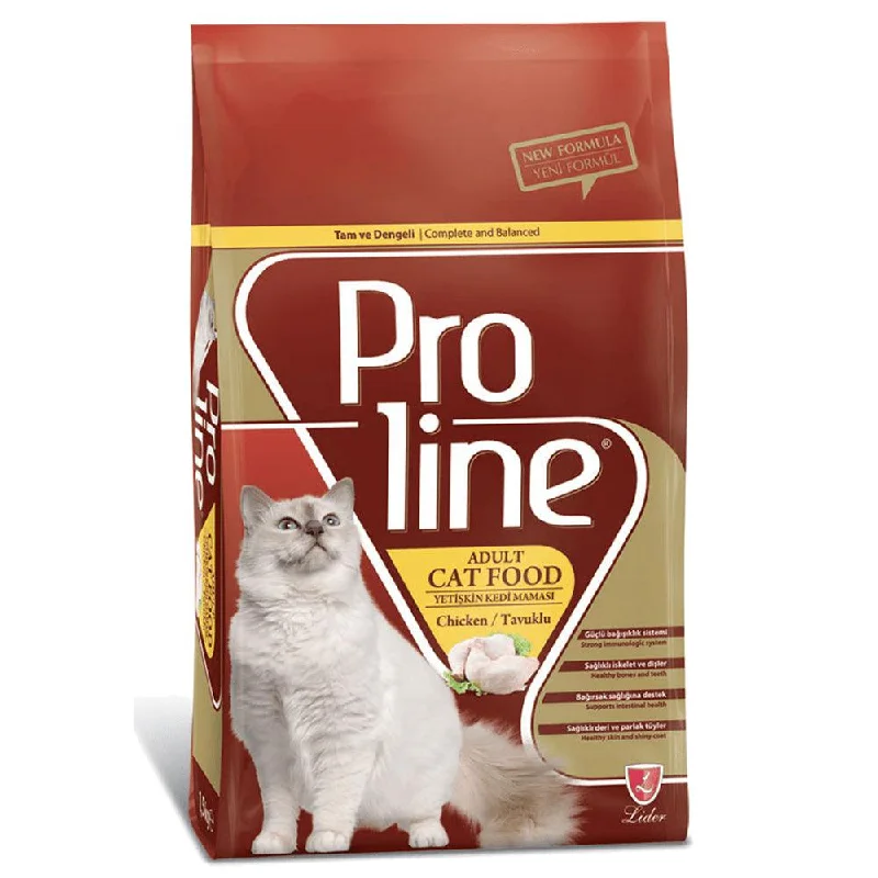    - Cat food nutritional analysis  Proline Chicken Adult Cat Food