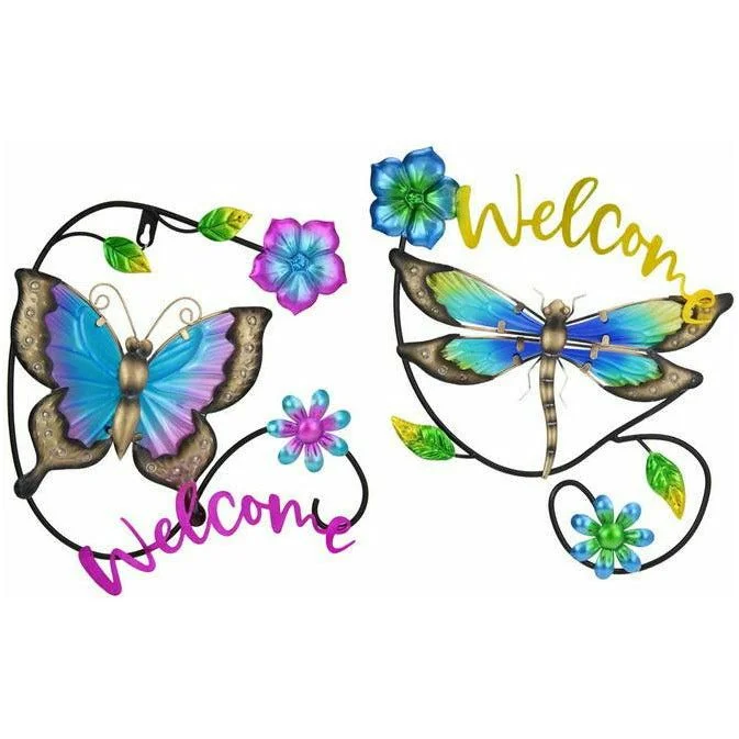 - Pet water dispenser UV sterilization versionWelcome Butterfly & Dragonfly Metal - Wall Art