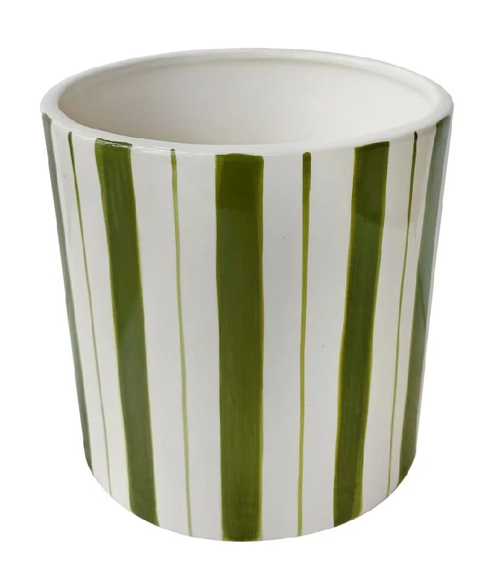 - Natural latex pet mattressGeorge Striped Planter