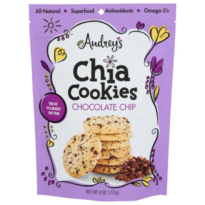 - Car dog seat beltAudrey's - Cookie Chia Chocolate Chip, 4 Oz - Pack of 6