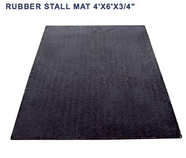 ---Rubber Stall Mat 4' x 6' x 3/4"