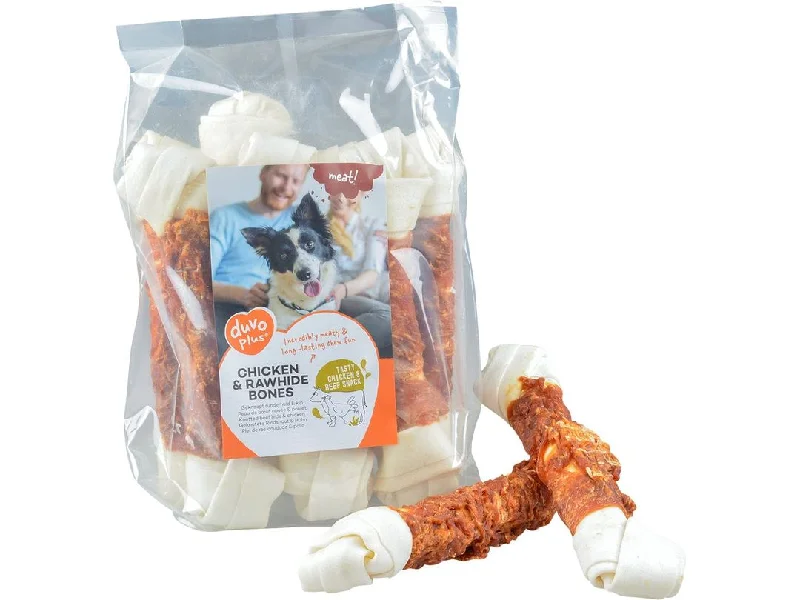 - Pet monitor with camerameat! Chicken & rawhide x-large bones 1000g - ± 7st