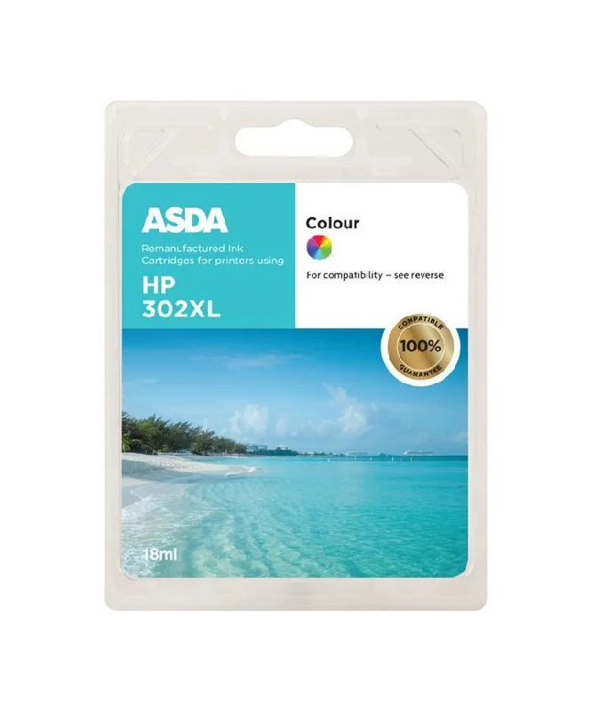 ---ASDA HP302XL Colour Ink Cartridge