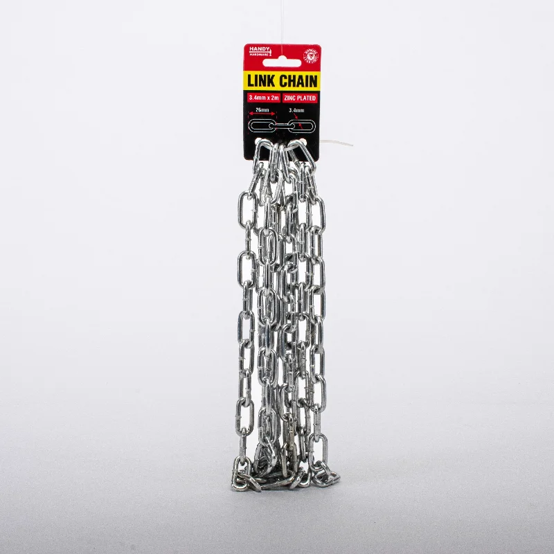 - Parrot climbing and standing wooden frameLink Chain Zinc Plated Long