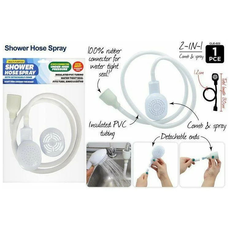  -Explosion-proof leash FOR LARGE dogsShower Hose Spray - with Detachable Comb