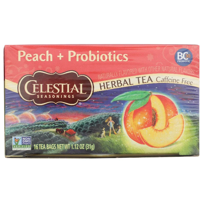 - Teething and chewing toys for puppiesCelestial Seasonings - Country Tea Peach + Probiotics, 16 Bags (Pack Of 6)