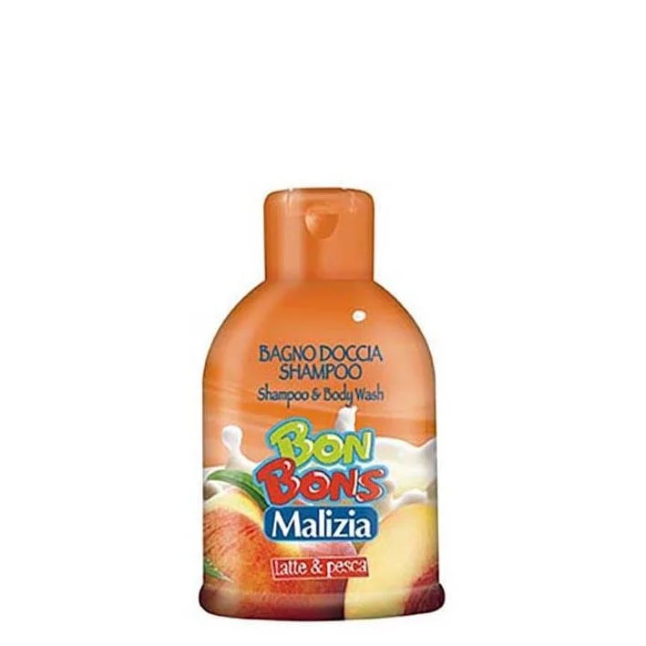 Pet grooming and cleaning products:Malizia BonBons Milk and Peach Shampoo and Body Wash 400ml