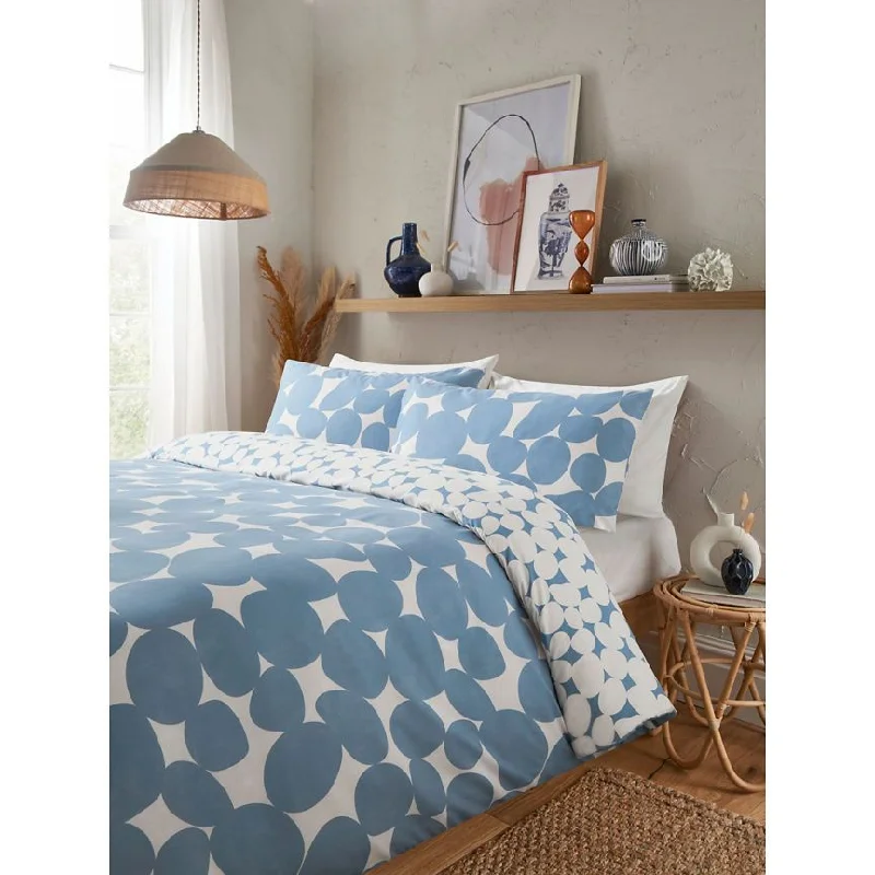 - Custom pet birthday cakeGeorge Home Blue Pebbles Riviera Reversible Duvet Set - Single