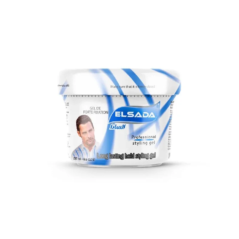 making it smoother and more shiny.Elsada Professional Hair Styling Gel / Blue 250 ml