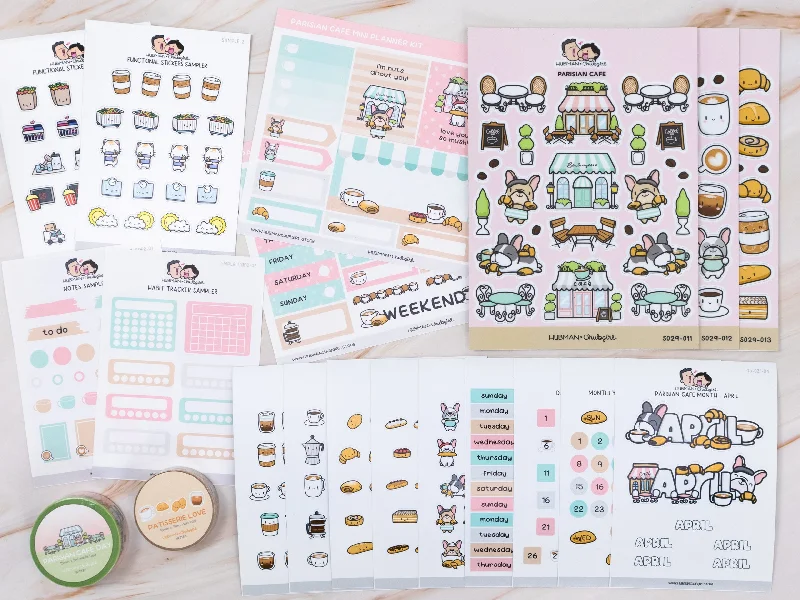 ---Parisian Cafe Starter Sticker Set