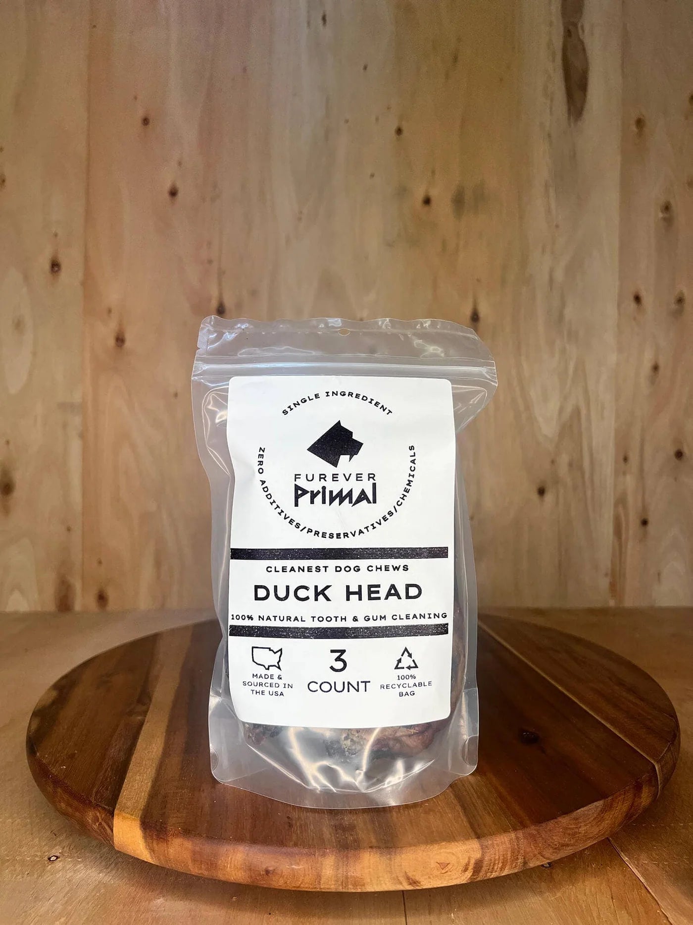 ---Furever Primal Dog Duck Head(0.5 OZ Bag)