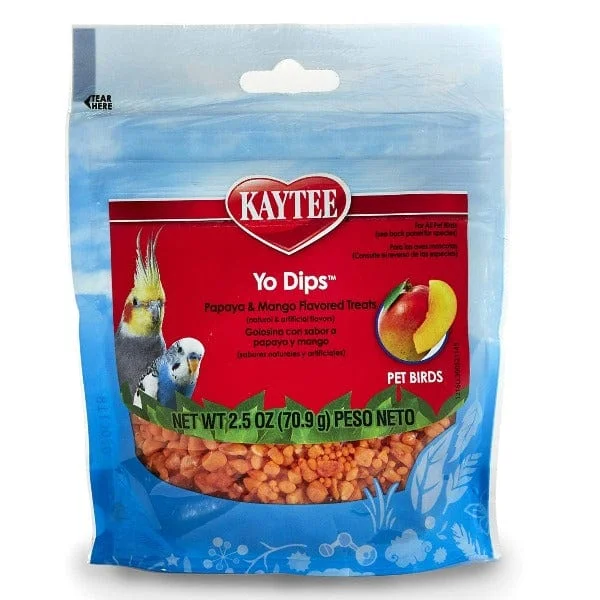 - Dog food recommendations for multi-dog householdsKaytee Yo Dips Papaya & Mango Flavored Treats For Birds