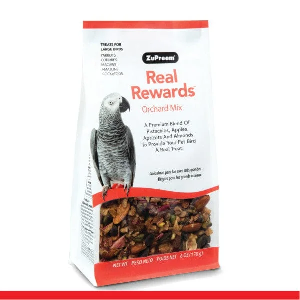 - The effect of dog food on hairZuPreem Real Rewards Orchard Mix Bird Treats, Large