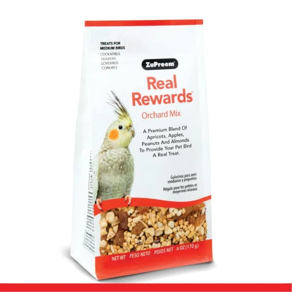 - The effect of dog food on dental healthZuPreem Real Rewards Orchard Mix Bird Treats, Medium