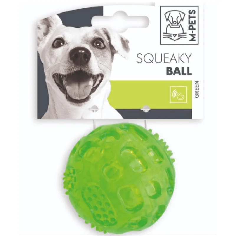  . **Cat comb to remove hair balls**M Pets Squeaky Ball Toy for Dogs (Green) | For Medium Chewers